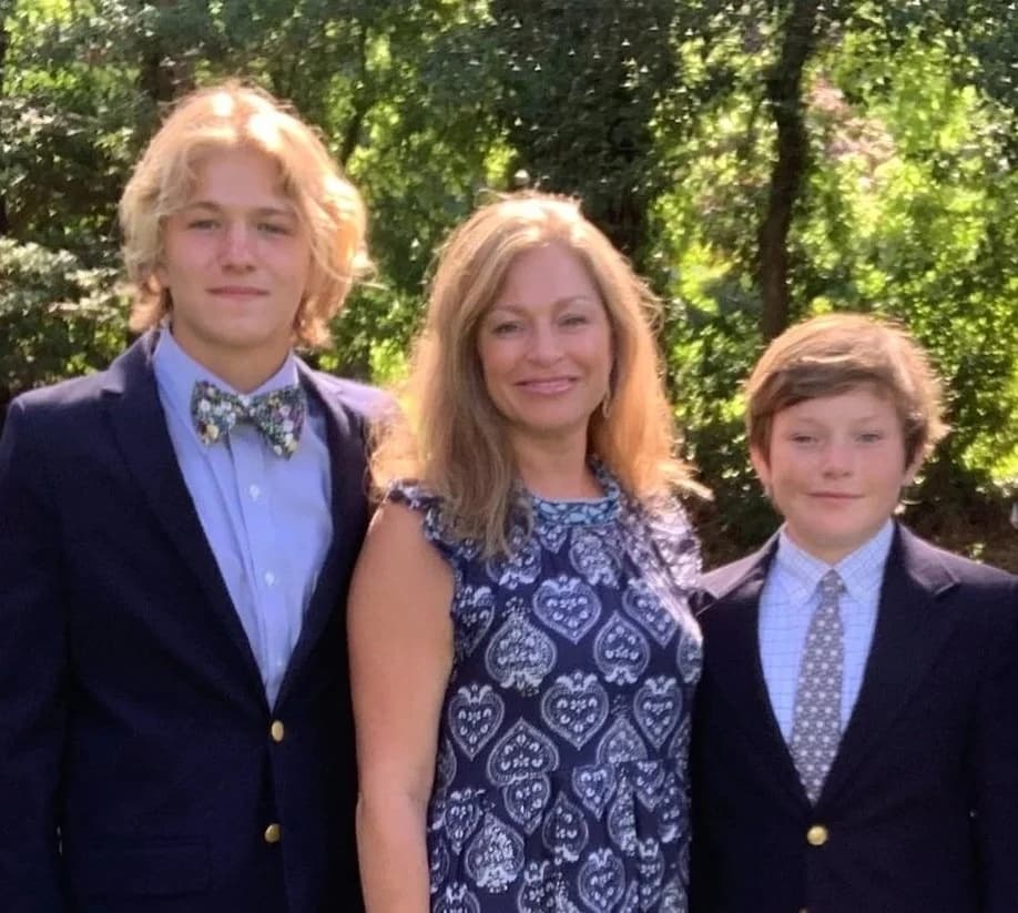 Dr. Adale Martin with her sons